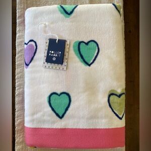 Roller Rabbit Multicolor Oversized Heart Towel